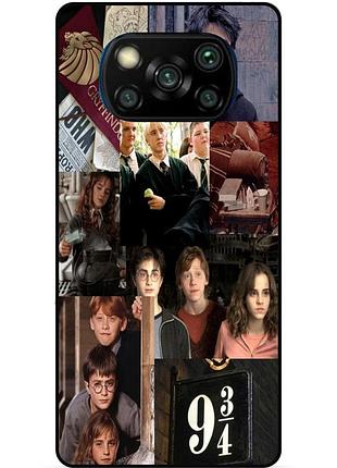 Силиконовый бампер чехол для xiaomi poco x3 с картинкой harry potter гарри поттер
