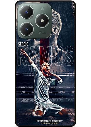 Чехол силиконовый бампер для infinix smart 8 plus (x6526) с рисунком sergio ramos серхио рамос