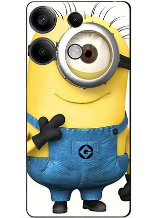 Силіконовий чохол бампер для zte blade a35 з малюнком міньйон кевін minion