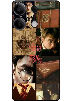 Силиконовый бампер чехол для huawei honor x8a с рисунком гарри поттер harry potter