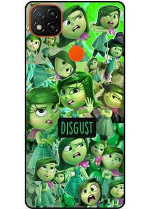 Чехол силиконовый бампер для oppo a15s с рисунком головоломка disgust