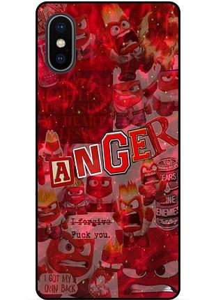 Силіконовий чохол бампер для iphone xs з малюнком головоломка
