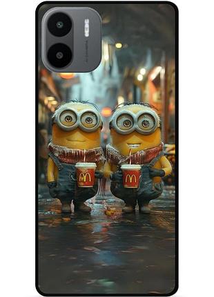 Силіконовий чохол бампер для xiaomi redmi a2 з малюнком міньйони minion