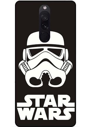 Силиконовый бампер чехол для xiaomi mi 9t / mi 9t pro с рисунком звездные войны star wars звездные войны