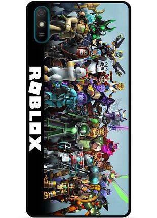 Силіконовий чохол бампер для huawei y5 2019 з малюнком roblox роблокс
