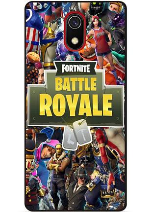 Силіконовий чохол бампер для samsung j8 j810 гра fortnite фортнайт