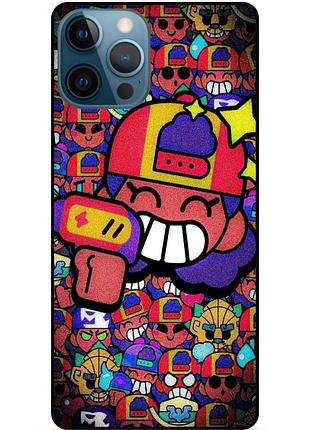 Чехол с героем мэг бравл старс brawl stars для xiaomi samsung motorola nokia iphone zte oppo realme мэг стикер
