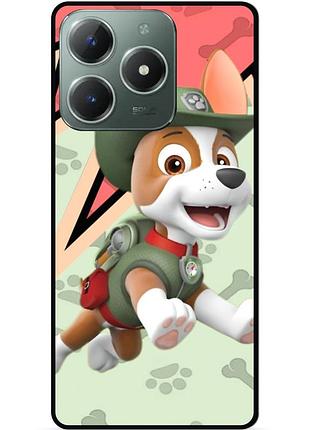 Чехол силиконовый для infinix smart 8 plus (x6526) с рисунком трекер щенячий патруль