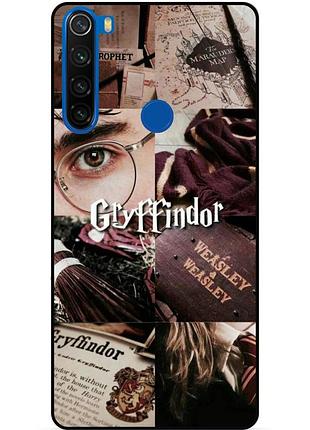 Чохол силіконовий бампер для xiaomi redmi note 8t з малюнком gryffindor ґрифіндор гаррі поттер harry potter