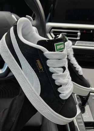Puma suede xl black premium