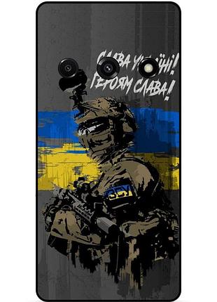 Силиконовый бампер чехол для samsung j3 j320 с рисунком зсу украина героям слава