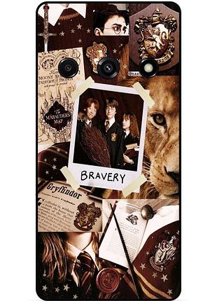 Силиконовый бампер чехол для samsung j7 j710 с картинкой гарри поттер harry potter