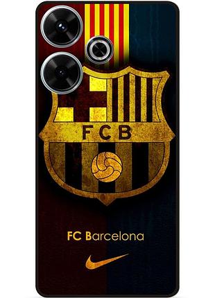Чехол силиконовый бампер для infinix hot 30 (x6831) с рисунком barcelona барселона