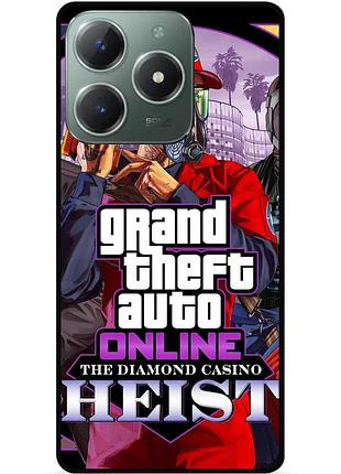 Силіконовий бампер чохол для tecno spark 20 pro з малюнком gta гта