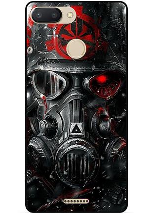 Силіконовий бампер чохол для xiaomi redmi 6 з малюнком stalker сталкер