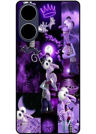 Чехол силиконовый бампер для oppo a17 с рисунком головоломка страх
