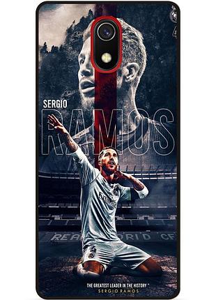 Чехол силиконовый бампер для samsung j6 plus с рисунком sergio ramos серхио рамос
