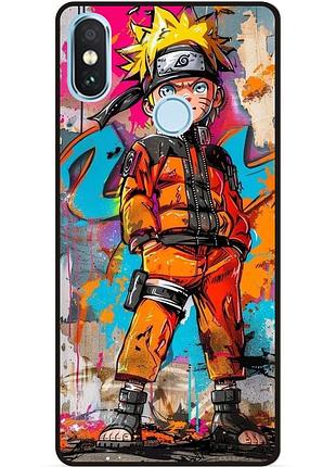 Силіконовий бампер чохол для xiaomi redmi note 6 pro з малюнком наруто аниме marvel naruto