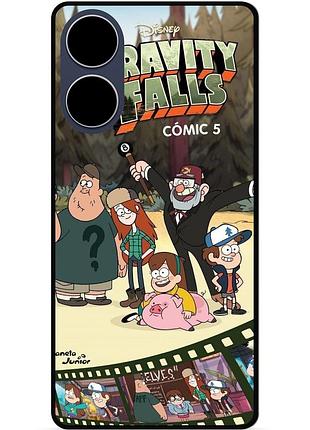 Силиконовый чехол бампер для oppo a17 с рисунком гравити фолз gravity falls