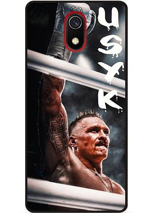 Чехол силиконовый бампер для samsung j6 plus с рисунком бокс усик украина