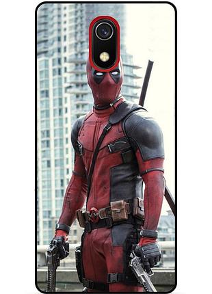 Силіконовий бампер чохол для samsung j4 j4 plus з малюнком deadpool дедпул