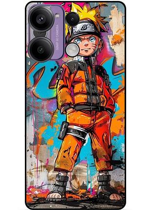 Силіконовий бампер чохол для infinix smart 7 hd з малюнком наруто аниме marvel naruto