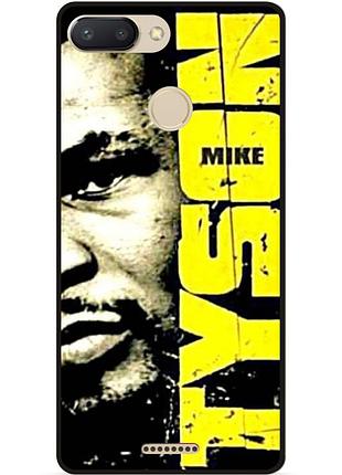 Силіконовий чохол бампер для xiaomi redmi 6 з малюнком tyson майкл тайсон