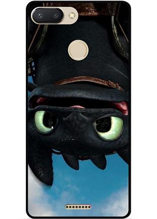 Чехол силиконовый для xiaomi redmi 6 с картинкой как приручить дракона dragon