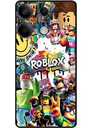 Силиконовый чехол для huawei honor x8a с рисунком роблокс roblox