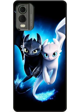 Силиконовый чехол для nokia c32 как приручить дракона dragon
