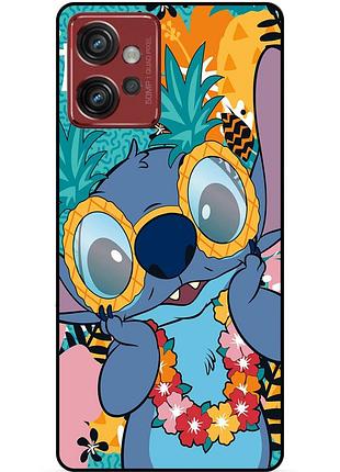 Силіконовий бампер чохол для motorola moto g32 з малюнком стіч stitch