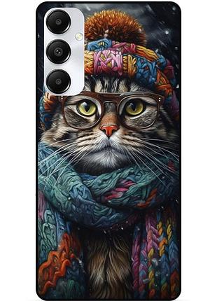 Силіконовий бампер чохол для samsung s24 з малюнком кішка
