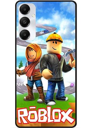 Силиконовый чехол для samsung s24 fe с картинкой roblox роблокс