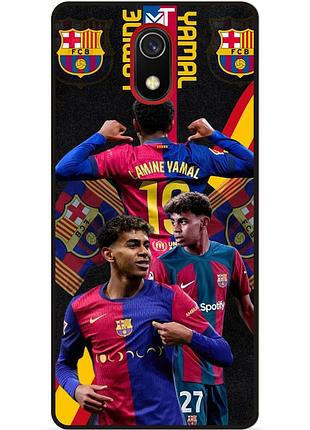 Силіконовий чохол бампер для samsung j6 plus з малюнком ламин ямаль lamine yamal barcelona