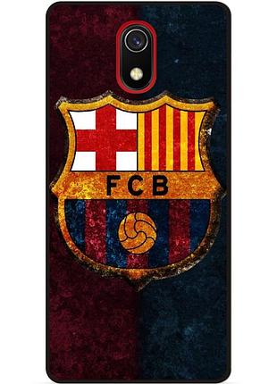 Силіконовий чохол бампер для samsung j7 j730 з малюнком барселона barcelona