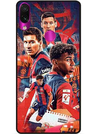Чехол силиконовый бампер для huawei y6 2019 с рисунком ламин ямаль lamine yamal messi