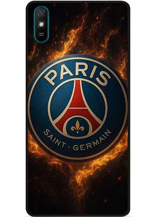 Чехол силиконовый бампер для zte blade a51 lite с рисунком psg псж