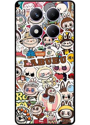 Силіконовий бампер чохол для tecno spark 30 pro з малюнком лабубу labubu