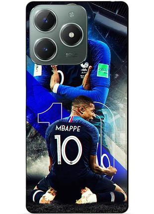 Силиконовый бампер чехол для infinix smart 8 plus (x6526) с рисунком mbappe франция мбаппе