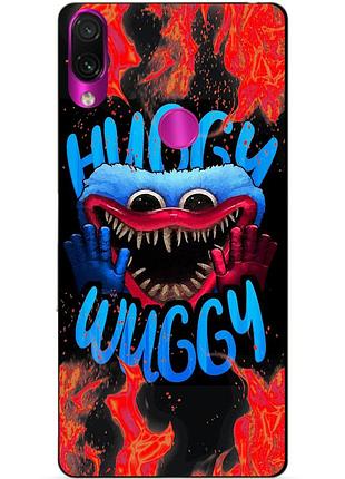 Силиконовый бампер чехол для huawei y6 2019 с рисунком хагги вагги huggy wuggy