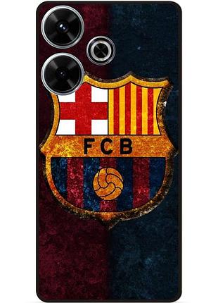 Силіконовий чохол бампер для infinix hot 30 play з малюнком барселона barcelona