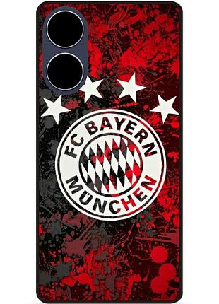 Чехол силиконовый бампер для oppo a17 с рисунком bayern бавария мюнхен