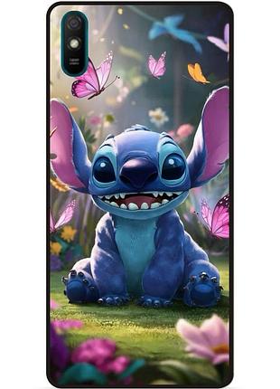 Силиконовый бампер чехол для zte blade a7 2019 стич и лило stitch