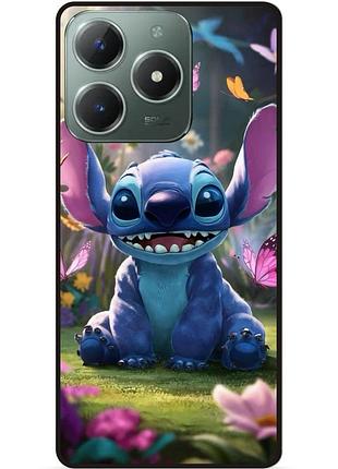 Силиконовый бампер чехол для tecno spark 20 pro стич и лило stitch