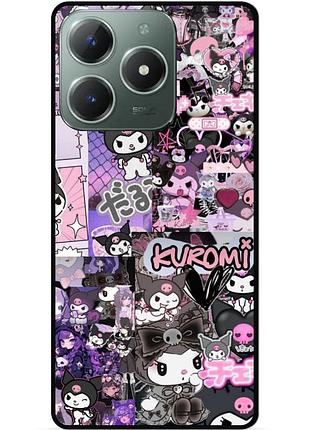 Силіконовий бампер чохол для tecno spark 20c з малюнком kuromi куроми
