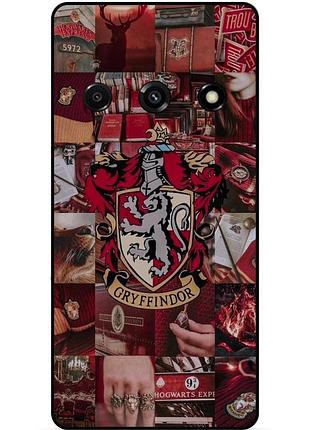 Силиконовый бампер чехол для samsung j3 j320 с рисунком гриффиндор gryffindor гарри поттер harry potter