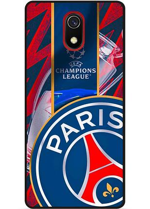 Силіконовий чохол бампер для samsung j8 j810 з малюнком псж psg