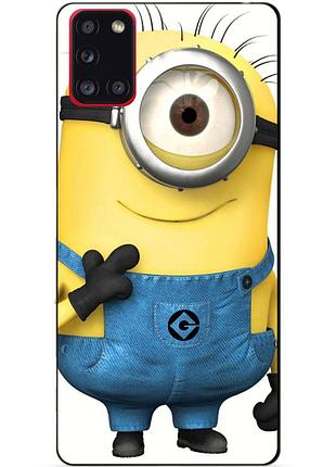 Силіконовий чохол бампер для zte blade a72 з малюнком міньйон кевін minion