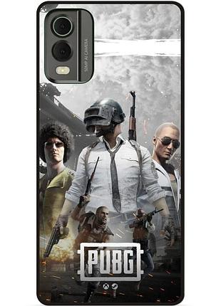 Силіконовий чохол бампер для nokia c32 з малюнком pubg пабг