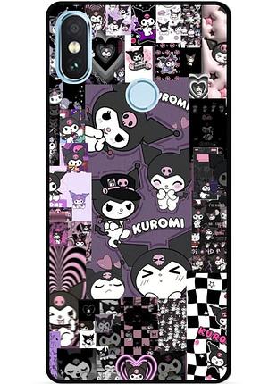 Чехол силиконовый бампер для xiaomi redmi note 5 с картинкой kuromi куроми